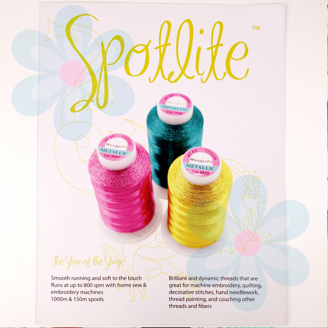 Hovedbilde Fargekart - Wonderfil Spotlite Metallic