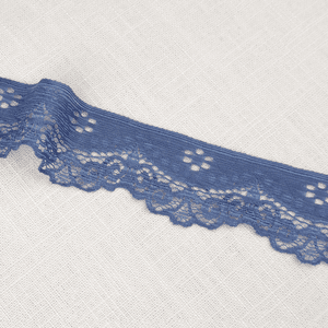 Hovedbilde Sybil Jeansbl&aring; - Elastisk Blonde 35 mm