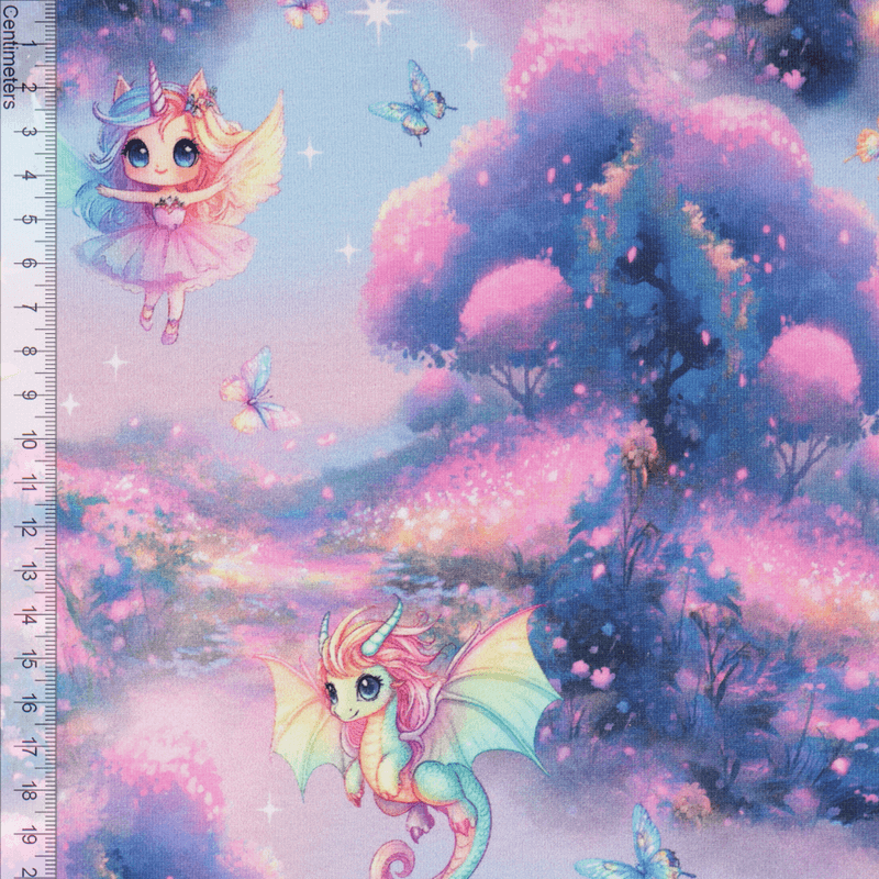 Fantasy Fairies - French Terry