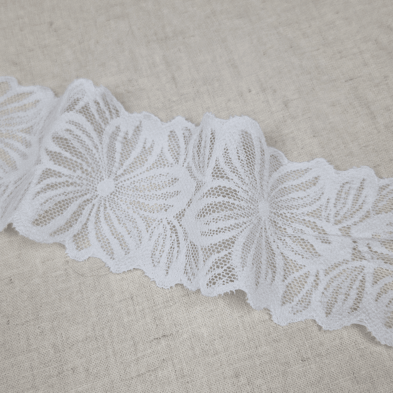 Florita Hvit - Elastisk Blonde 55 mm