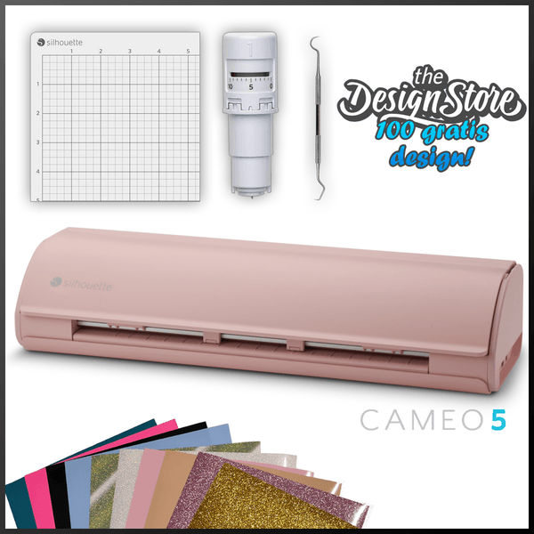 Silhouette Cameo 5 Matt Rosa m/Vinylpakke (Utfaset)