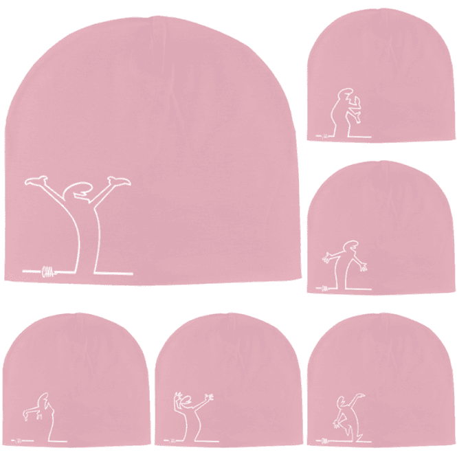 Hovedbilde Babyrosa Streken - Lue