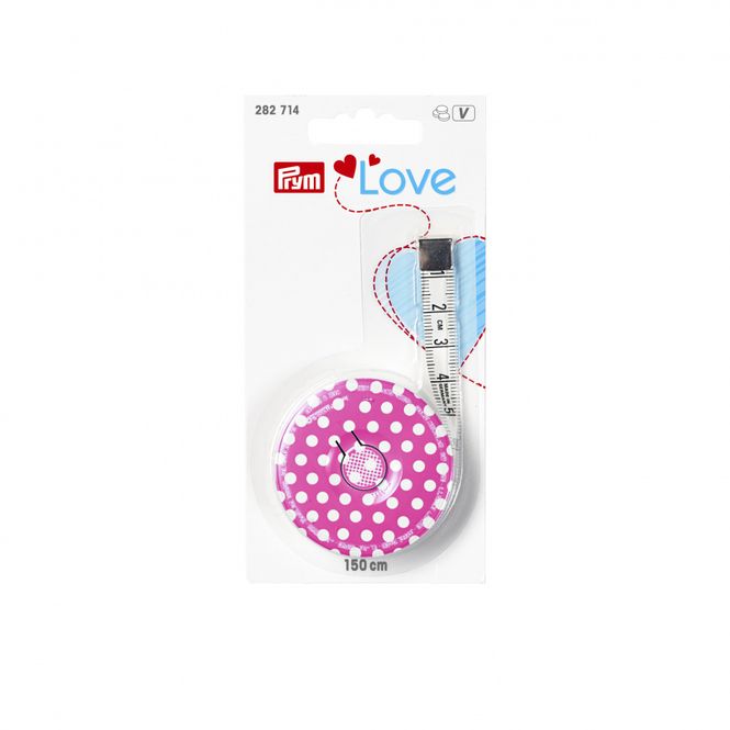 Hovedbilde Målebånd Rosa - Prym Love