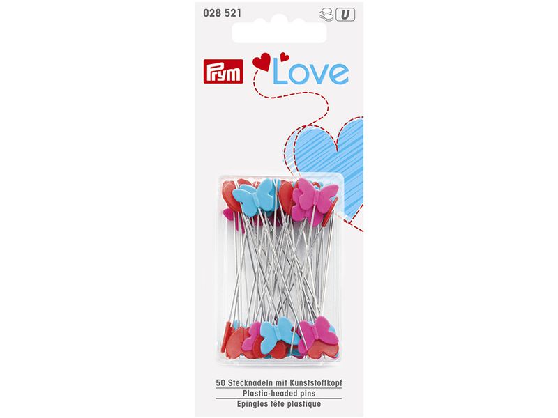 Knappenåler Butterfly Heart - Prym Love