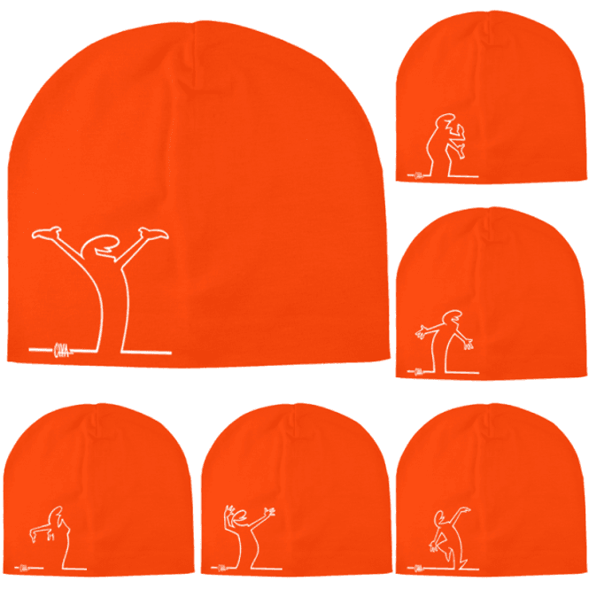 Hovedbilde Orange Streken - Lue
