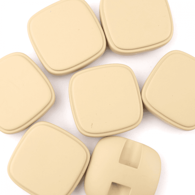 Hovedbilde London Square Beige - 21 mm Resin Knapp