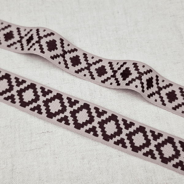 Mexico Natur/Brun - Pyntebånd 18 mm