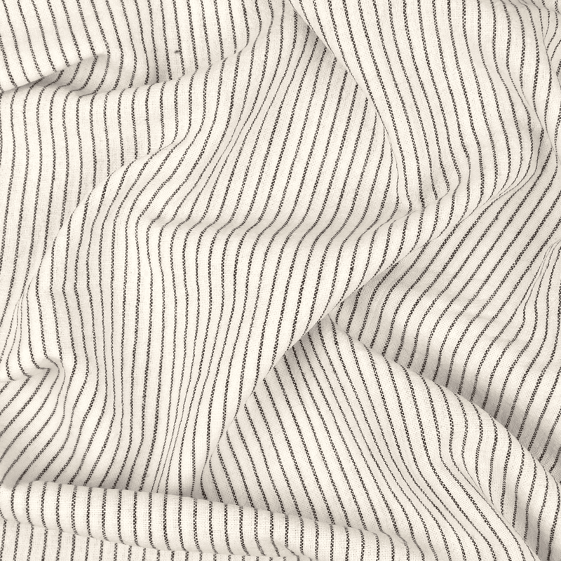 Ecru Vintage Stripes - Fast Bomull