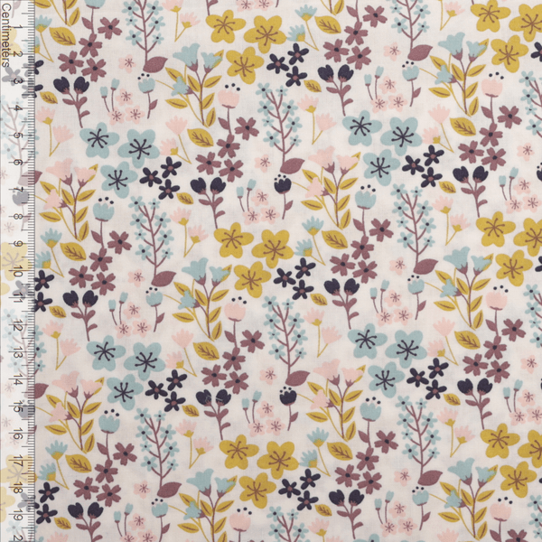 Blomstervisp - Fast Bomull