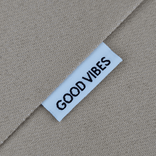 Hovedbilde GOOD VIBES - Hvit merkelapp 5 stk