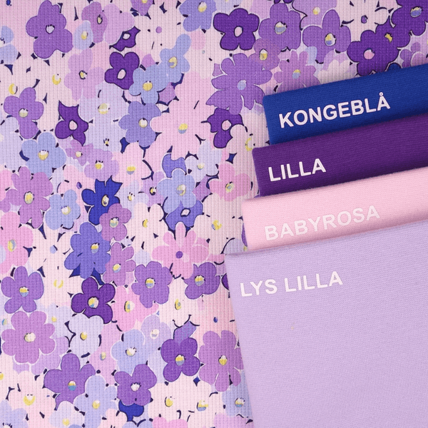 Purple Blomma - Ribbjersey