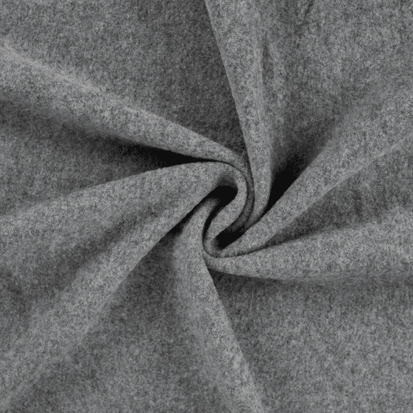 Mellomgr&aring; Melert - Merinoull Fleece