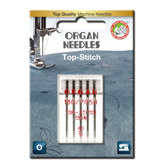Hovedbilde Organ Symaskinnåler Top-Stitch 80 5pk