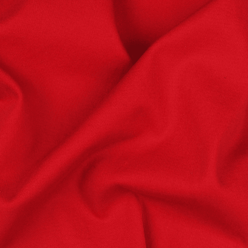 Rød - Twill Stretch