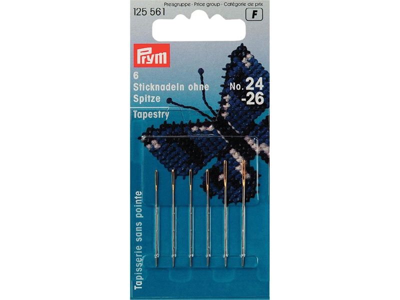 Broderinåler Butt 6 stk (No. 24-26) - Prym