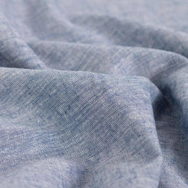 M&oslash;rk Bl&aring; - Melert Linen Blend