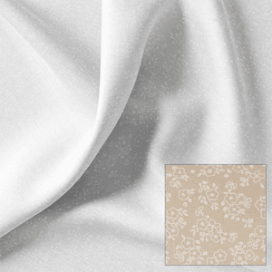 Hovedbilde Blomstersl&oslash;r Lys Natur - Fast Bomull