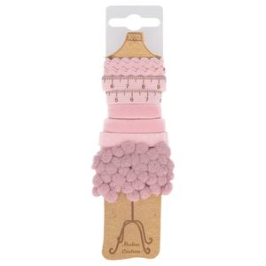 Hovedbilde Diverse Pynteb&aring;nd Lys Rosa - Mannekeng