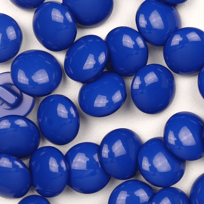 Hovedbilde Dots Kongeblå - 12 mm Resin Knapp