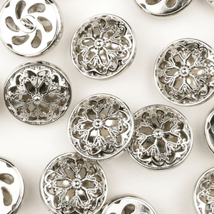 Hovedbilde Thranduil S&oslash;lv - 22 mm Metall Knapp