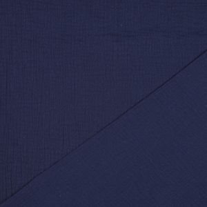 Hovedbilde Marinebl&aring; - &Oslash;kologisk Musselin