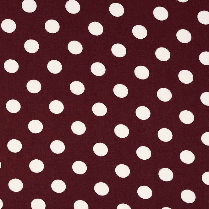 Hovedbilde Small Dotty Burgunder - Vevd Viskose