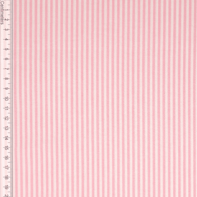 Hovedbilde Ministripe Rosa - Fast Bomull