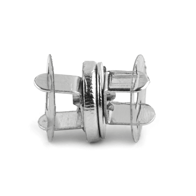 Magnetlås Sølv - 10 mm - 4 sett