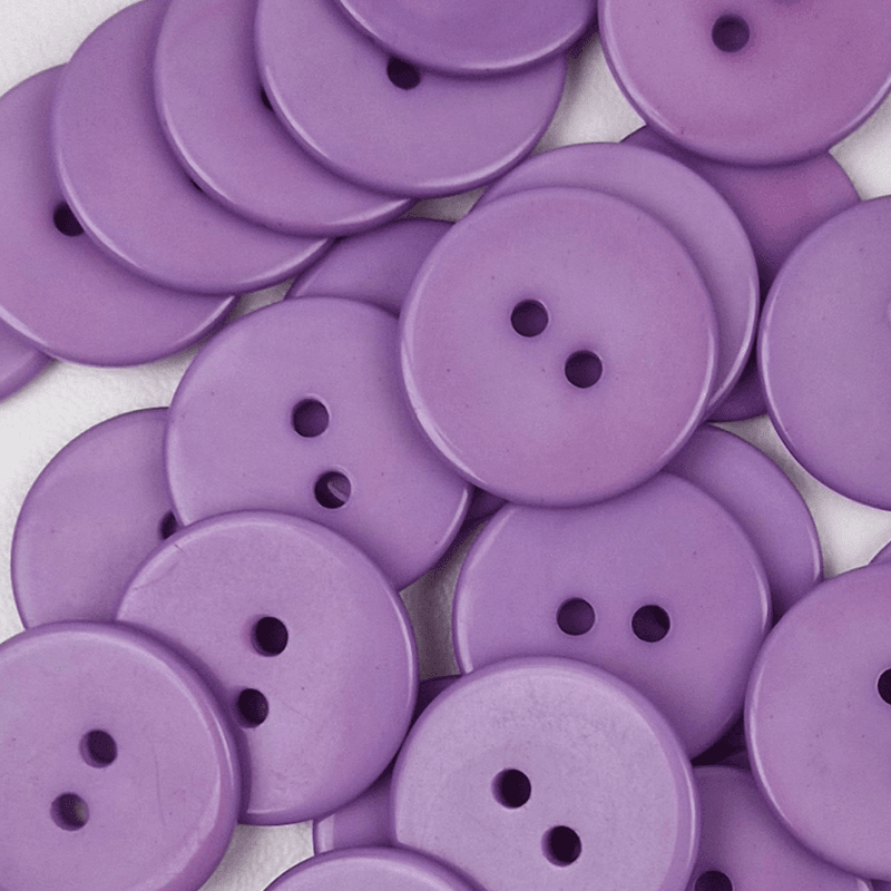 Wien Stor Lavendel - 20 mm Resin Knapp