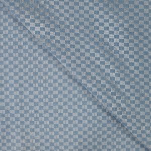 Hovedbilde Checks Lys Bl&aring; - Denim Jacquard