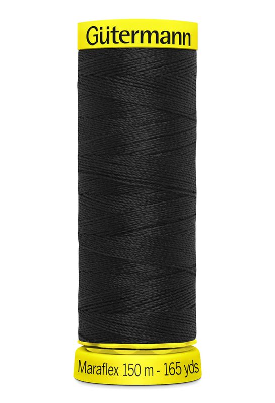 Sort 000 - Maraflex Sytråd 150 m