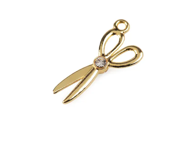 Hovedbilde Saks Charm Gull - 10mm x 20mm