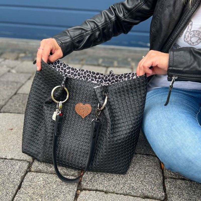 Sølv - Karabinring 40 mm
