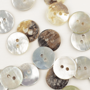 Hovedbilde Skjell - 20 mm Skjell Knapp