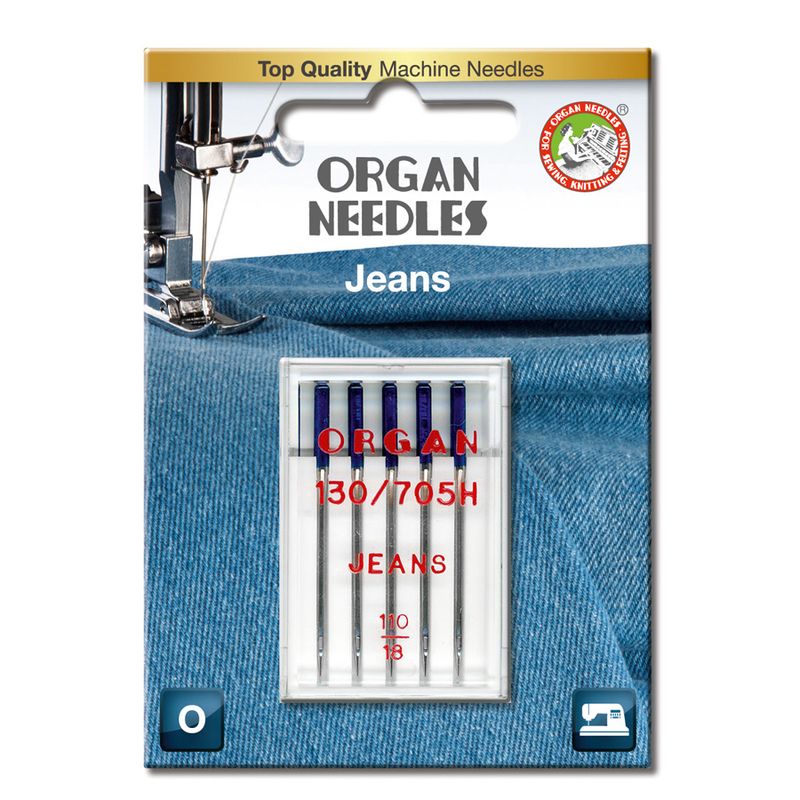 Organ Symaskinnåler Jeans 110 5pk