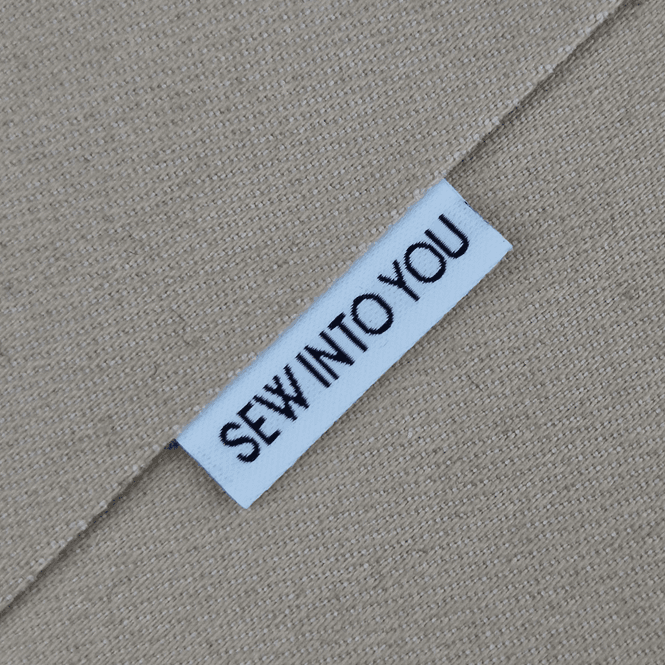 Hovedbilde SEW INTO YOU - Hvit merkelapp 5 stk