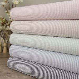 Hovedbilde Stripe Lys Rosa - Seersucker Bomull