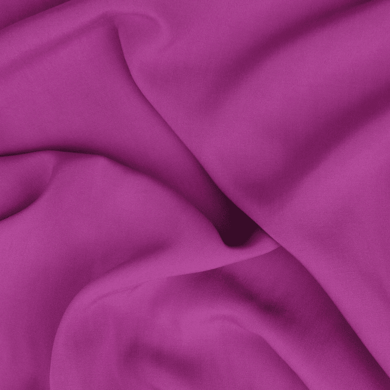 Fuksia - Vevd Viskose