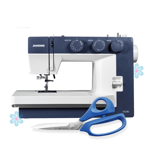 Janome 1522 Midnight Blue m/Saks og Veskem&oslash;nster