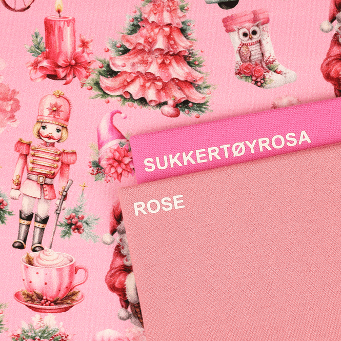 Hovedbilde Pink Christmas - French Terry