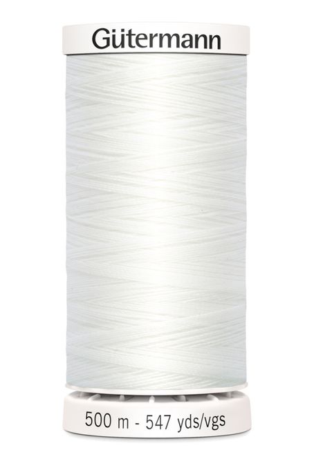 Hovedbilde Hvit 800 - Polyester Sytråd 500 m