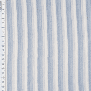 Hovedbilde Stripeduo Bl&aring; - Musselin