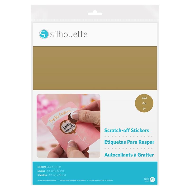 Silhouette Scratch-Off Stickers Gull