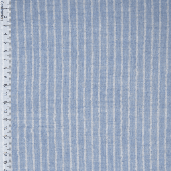 Sky Blue Stripe - Musselin