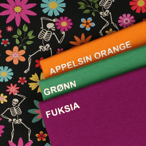 Hovedbilde Dancing Skeletons Black -&Oslash;kologisk  Jersey