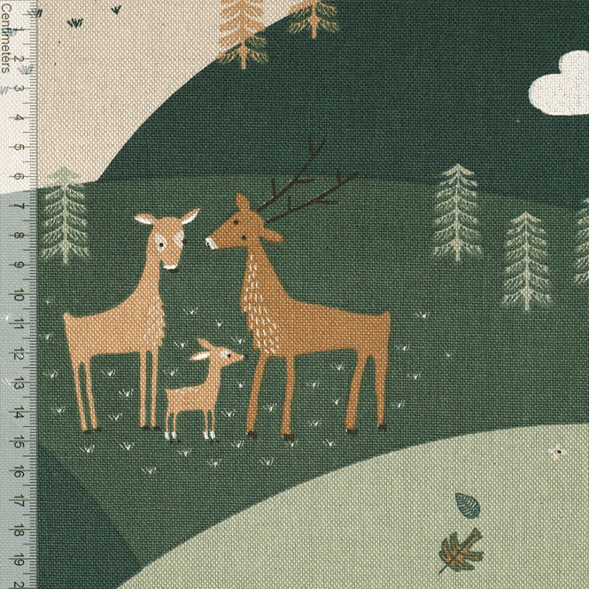 Hovedbilde Mountain Forest Animals - Kanvas