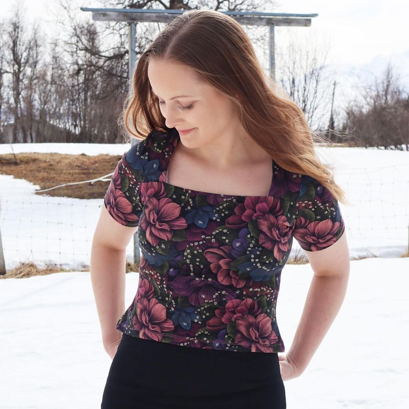 Olivia Square Neck Top - Anna Marie