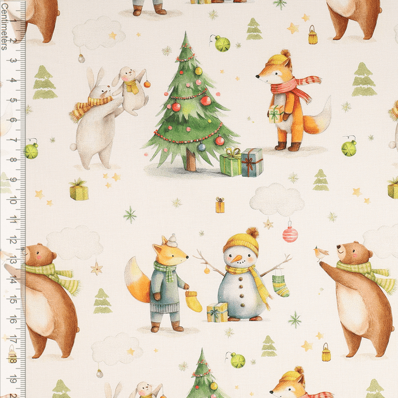 Woodland Noel - Fast Bomull