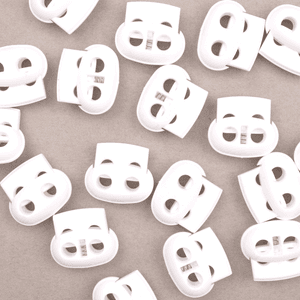 Hovedbilde Snorstopper Dobbel Rund Hvit