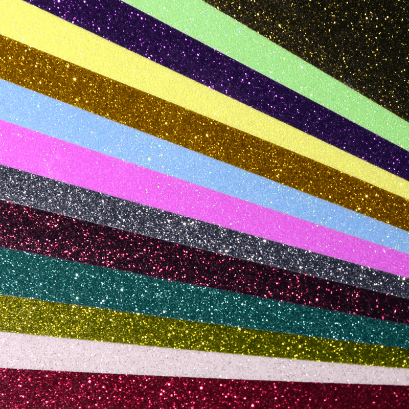 HTV Bling-Bling Star Blå Neon 50x30cm